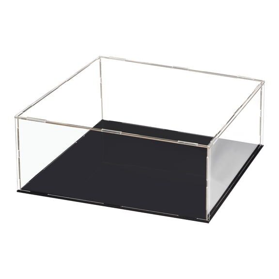 Acrylic Display Case Box Transparent Dustproof Showcase 11.8x11.8x5.9 Inch