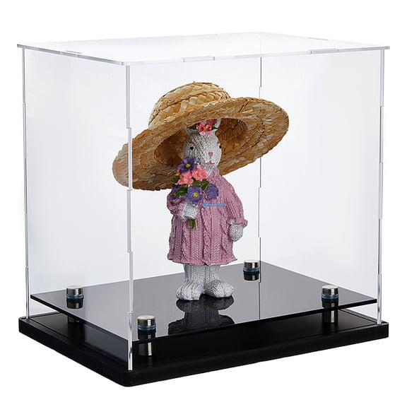 Acrylic Display Case Clear Dustproof Protection Display Box Assemble Figurines Figure Displays Case DIY