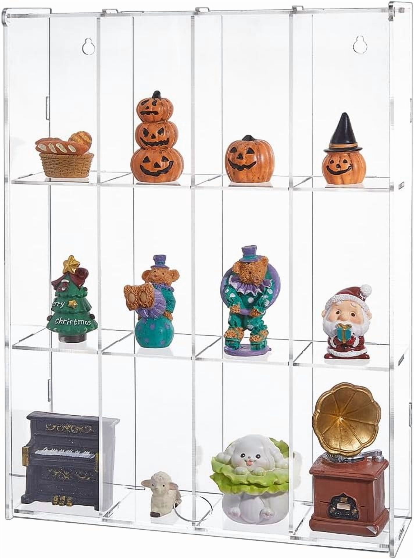 Acrylic Display Case Clear Wall Mountable Display Case for Collectibles ...