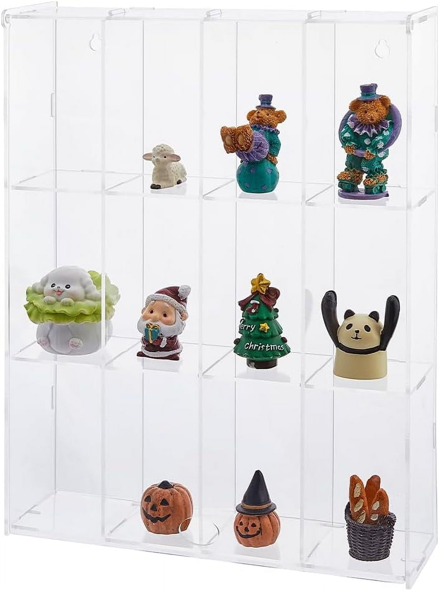 Acrylic Display Case Clear Wall Mountable Display Case for Collectibles ...
