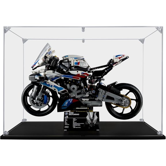 Acrylic Display Case Compatible for  M 1000 RR #42130, Dustproof Display Case (Case Only) ( Sets are NOT Included)