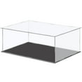 thumbnail image 1 of Acrylic Display Case, Dustproof Assemble Box, Clear Display Stand with Base for Action Figure Display, Collectibles, 1 of 7