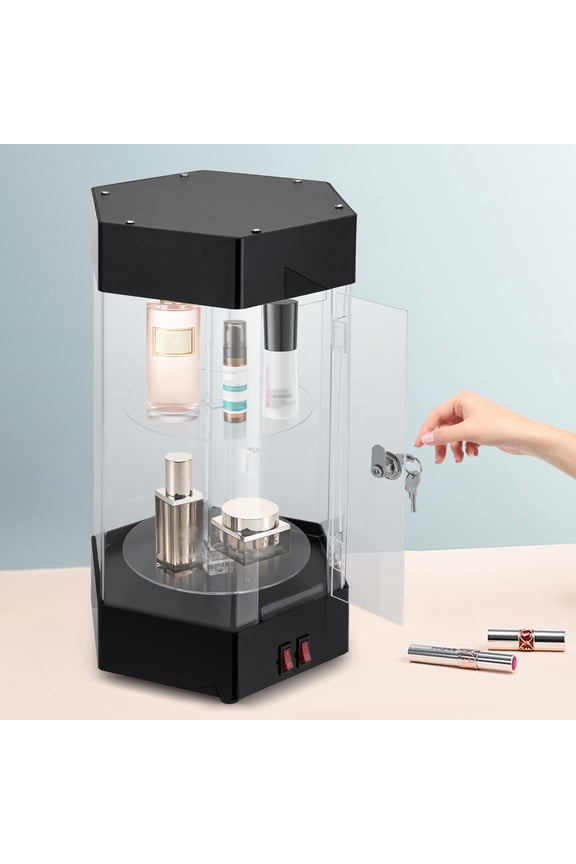 Acrylic Display Case, Jewelry Display Case, Electric Rotating Display Case