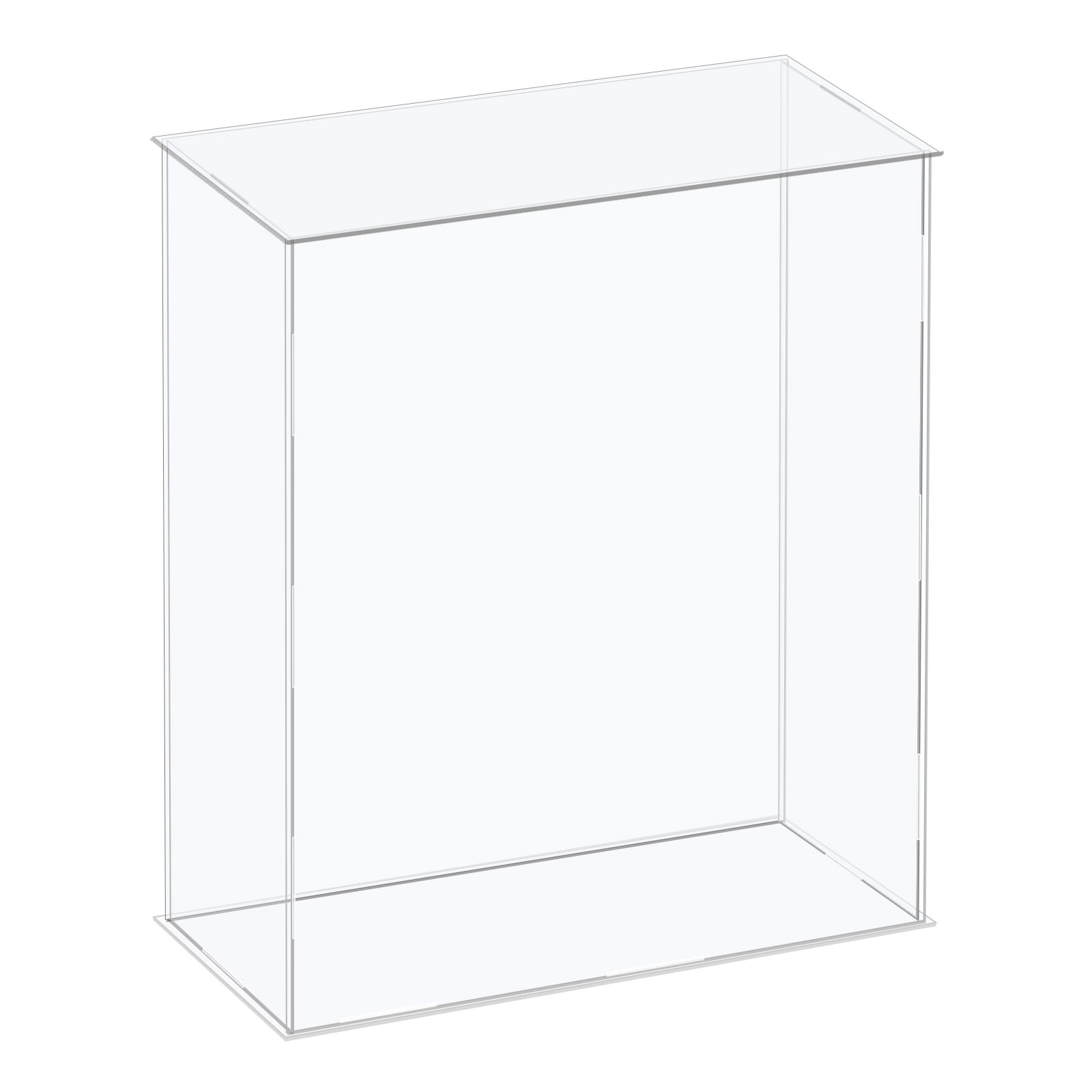 Acrylic Display Case Plastic Box Cube Storage Box Clear Assemble