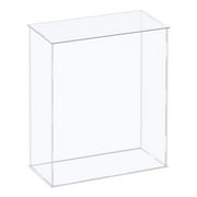 Acrylic Display Case Plastic Box Cube Storage Box Clear Assemble Showcase 21x11x31cm for Collectibles