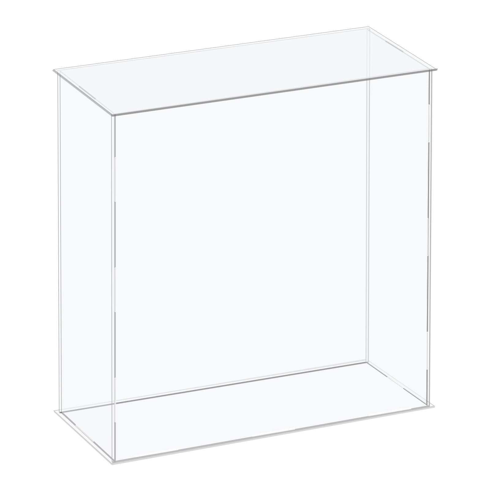Acrylic Display Case Plastic Box Cube Storage Box Clear Assemble