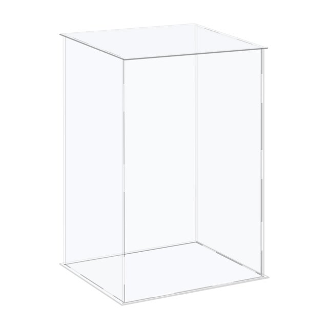 Acrylic Display Case Plastic Box Cube Storage Box Clear Assemble