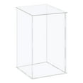 thumbnail image 1 of Acrylic Display Case Plastic Box Cube Storage Box Clear Assemble Showcase 26x26x31cm for Collectibles, 1 of 5