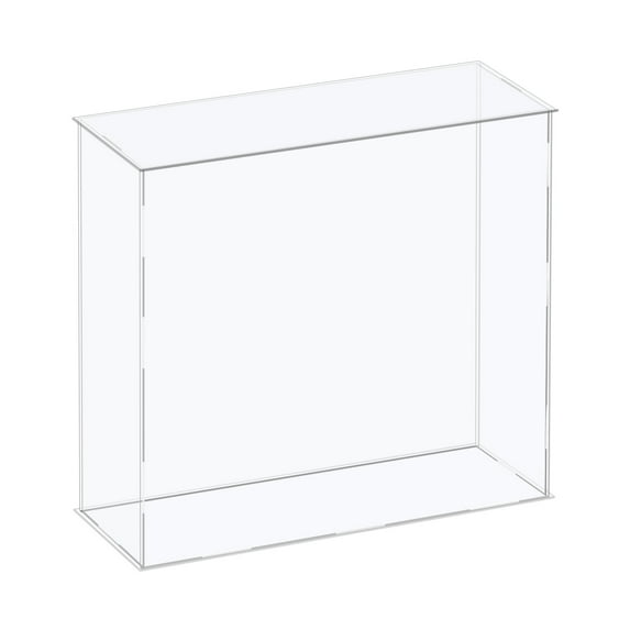 Acrylic Display Case Plastic Box Cube Storage Box Clear Assemble Showcase 31x11x31cm for Collectibles