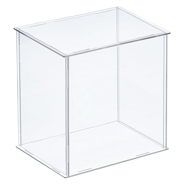 Acrylic Display Case Plastic Box Cube Storage Box Transparent Assemble