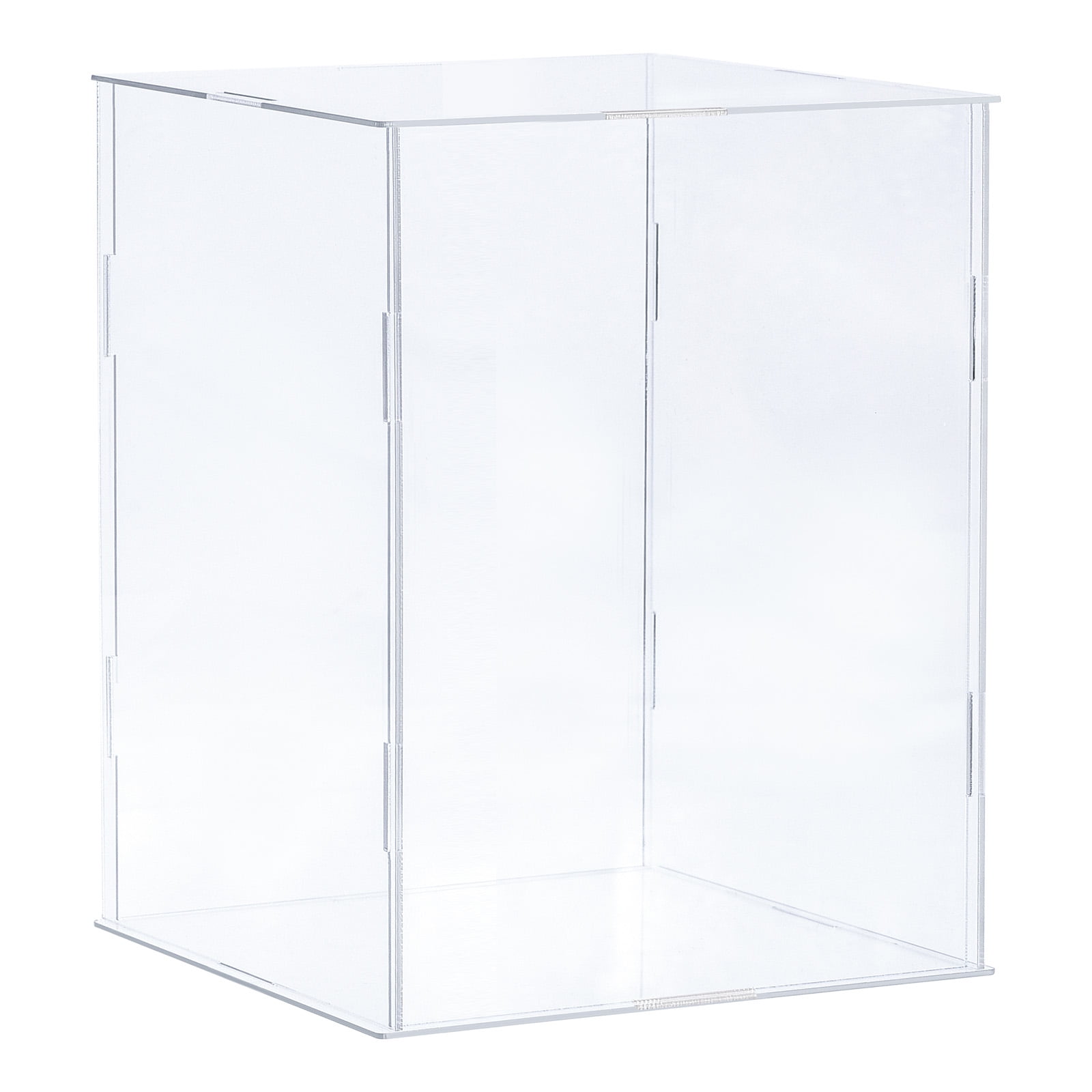 Acrylic Display Case Plastic Box Cube Storage Box Transparent Assemble