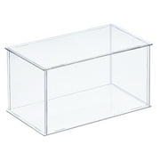 Uxcell Acrylic Display Case Plastic Box Cube Storage Box Assemble Dustproof Showcase for Item 8.3x4.3x4.1 inch