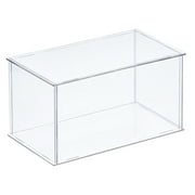Acrylic Display Case Plastic Box Cube Storage Box Transparent Assemble Showcase 21x11x10.5cm for Collectibles