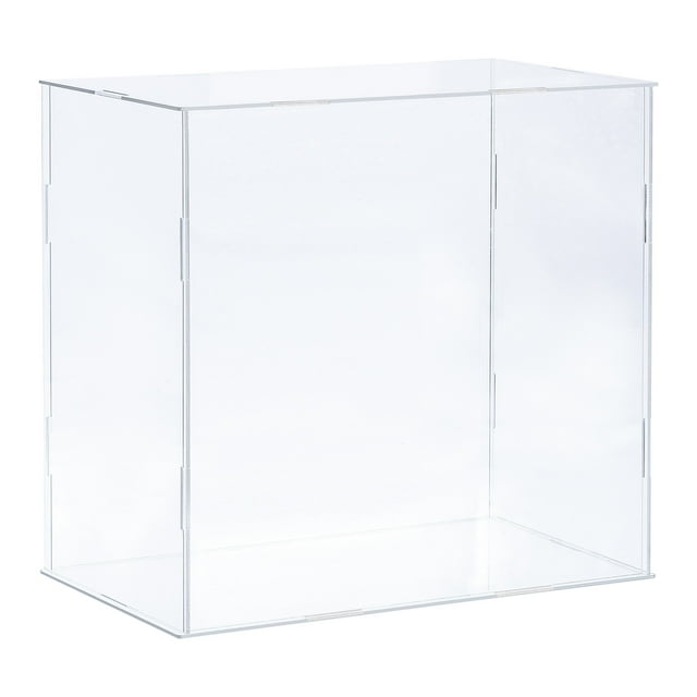 Acrylic Display Case Plastic Box Cube Storage Box Transparent Assemble