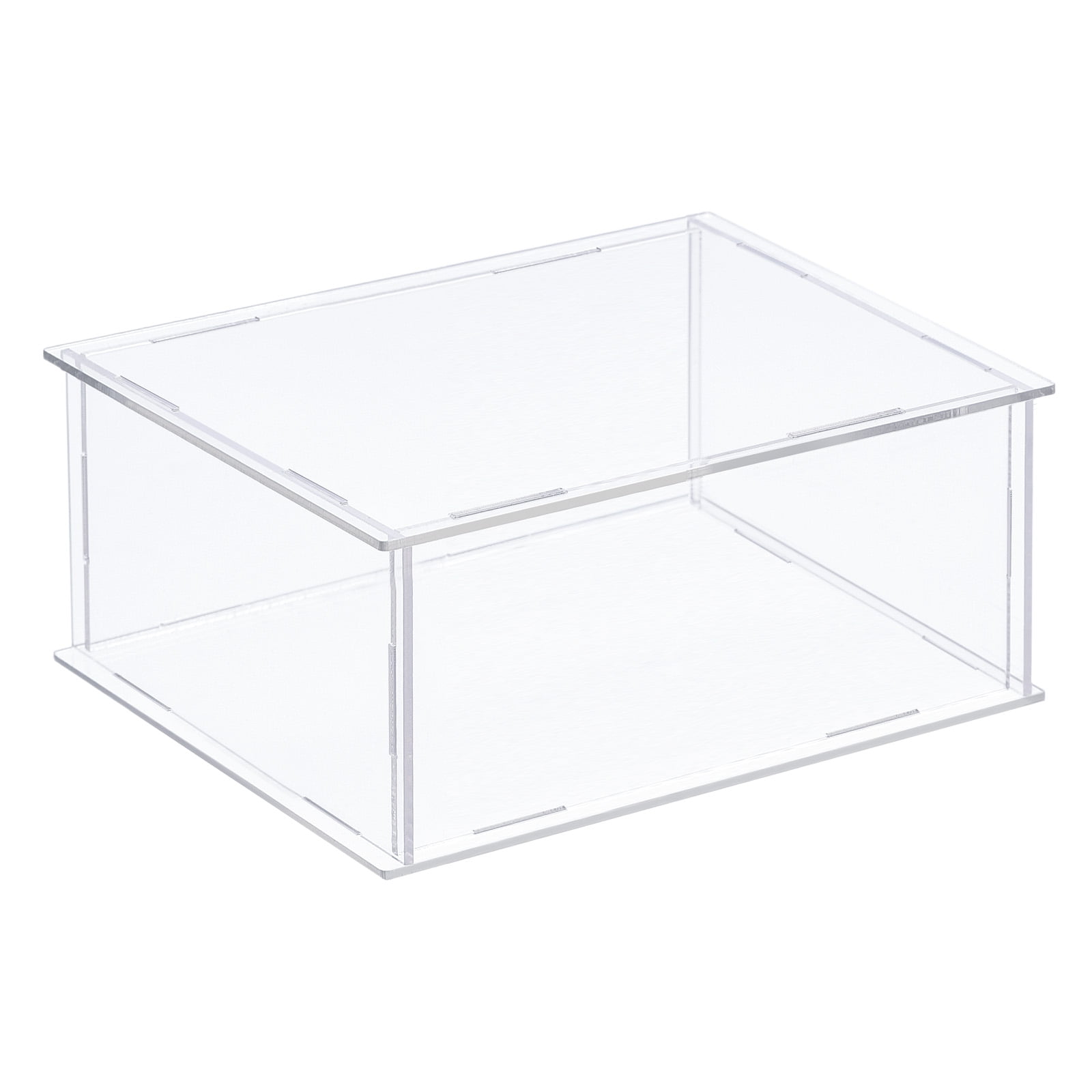 Acrylic Display Case Plastic Box Cube Storage Box Transparent Assemble