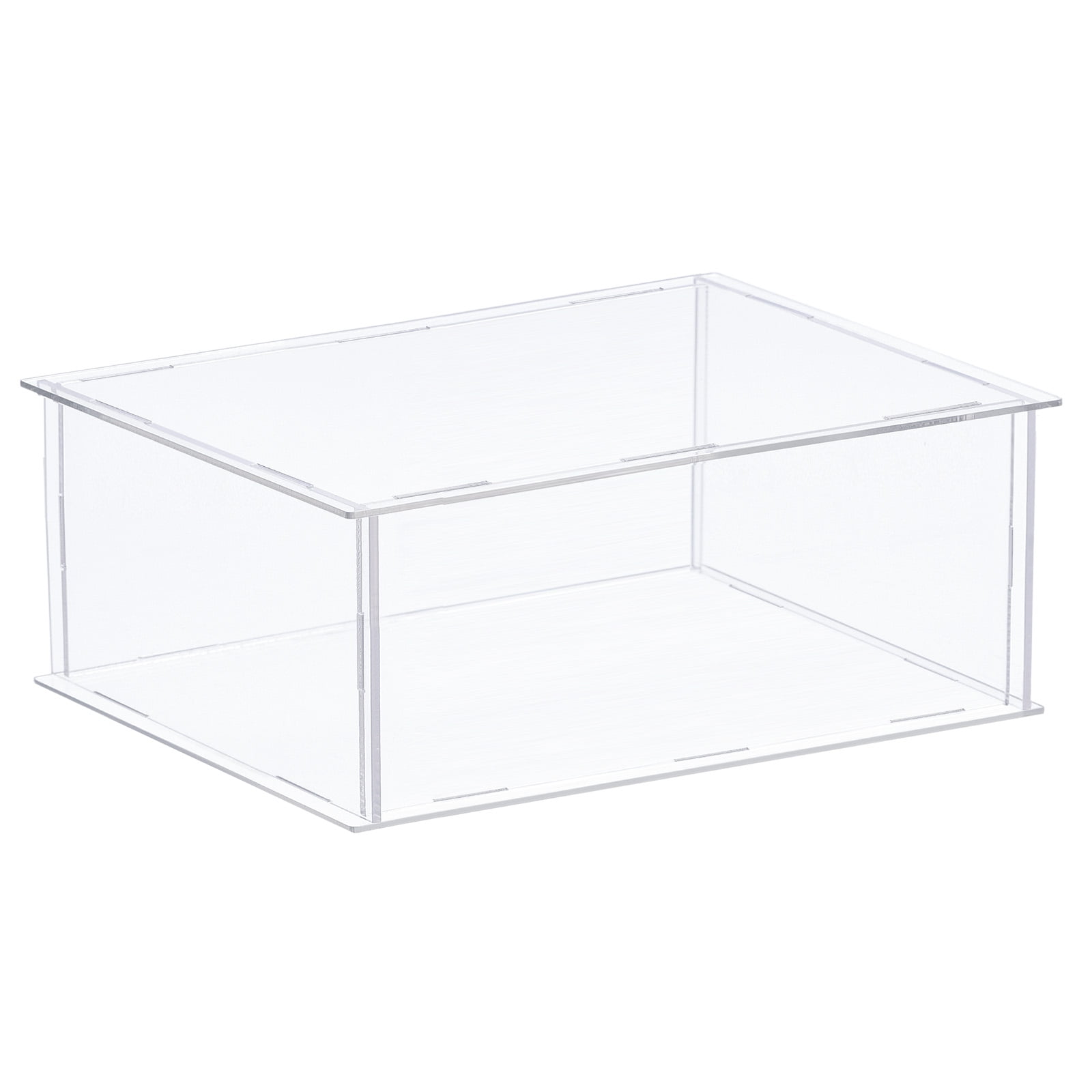Acrylic Display Case Plastic Box Cube Storage Box Transparent Assemble Showcase 31x26x15.5cm for Collectibles