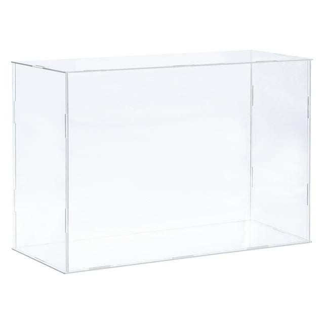 Acrylic Display Case Plastic Box Cube Storage Box Transparent Assemble ...