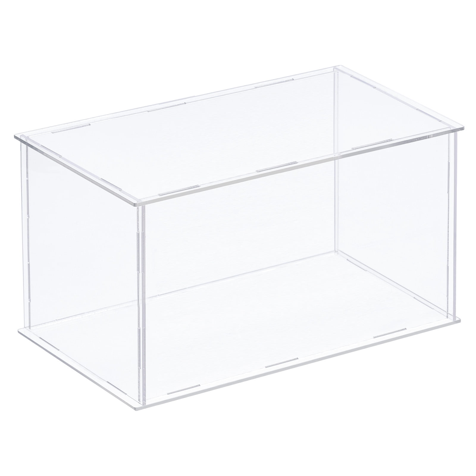 Acrylic Display Case Plastic Box Cube Storage Box Transparent Assemble