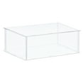 thumbnail image 1 of Acrylic Display Case Plastic Box Cube Storage Box Transparent Assemble Showcase 36x31x15.5cm for Collectibles, 1 of 6