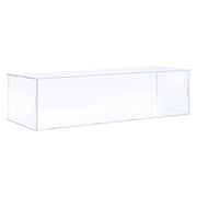 Uxcell Acrylic Display Case Plastic Box Cube Storage Box Transparent Assemble Dustproof Showcase for Collectibles Items 16 x 6.3 x 4.1"