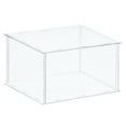 thumbnail image 1 of Acrylic Display Case Plastic Box Cube Storage Box Transparent Assemble Showcase 41x41x15.5cm for Collectibles, 1 of 6