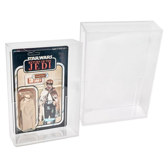 Acrylic Display Case for 3.75" Vintage & New Star Wars or GI Joe Carded Figures