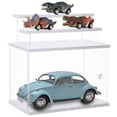 thumbnail image 1 of Acrylic Display Case for Action Figures, Acrylic Minifigure Dustproof Showcase Display Case Storage with Movable Steps for Kids Adults, 1 of 9
