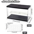 thumbnail image 1 of Acrylic Display Case for Collectibles Display Case Acrylic Display Rack Case Organizer with 2 Tier Dustproof Storage Display Box, 1 of 6