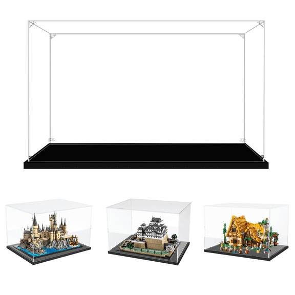 Acrylic Display Case for Lego 76419 for Lego Hogwarts Castle and Grounds - 3MM Thickened Collector's Clear Display Box - Dustproof, Sturdy.