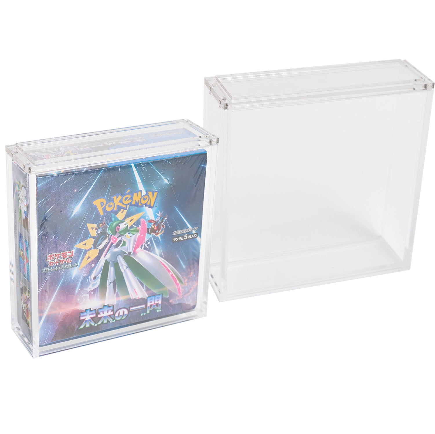 pokemon acrylic booster box case Pokemon TCG Booster Box Premium Acrylic Display Protector Case main image 1