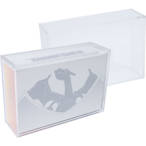Acrylic Display Case for Pokemon Sword & Shield Charizard UPC Ultra Premium Collection Box