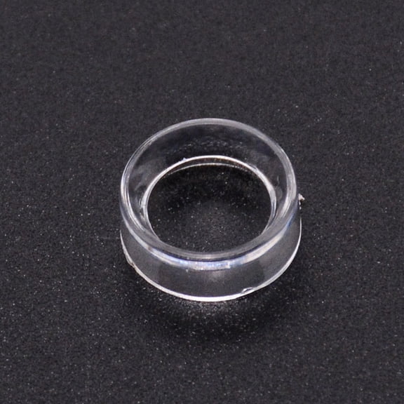 Acrylic Display Frame for Ball Diaplay Flat Round Clear 1.6x0.6cm Inner Diameter: 1.1cm