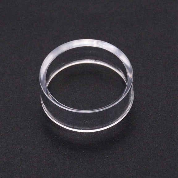 Acrylic Display Frame for Ball Diaplay Flat Round Clear 3.17x1.1cm Inner Diameter: 2.85cm