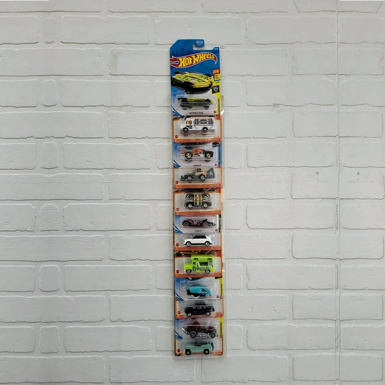Acrylic Display Rack for Diecast 1 64 on blister Hot Wheels