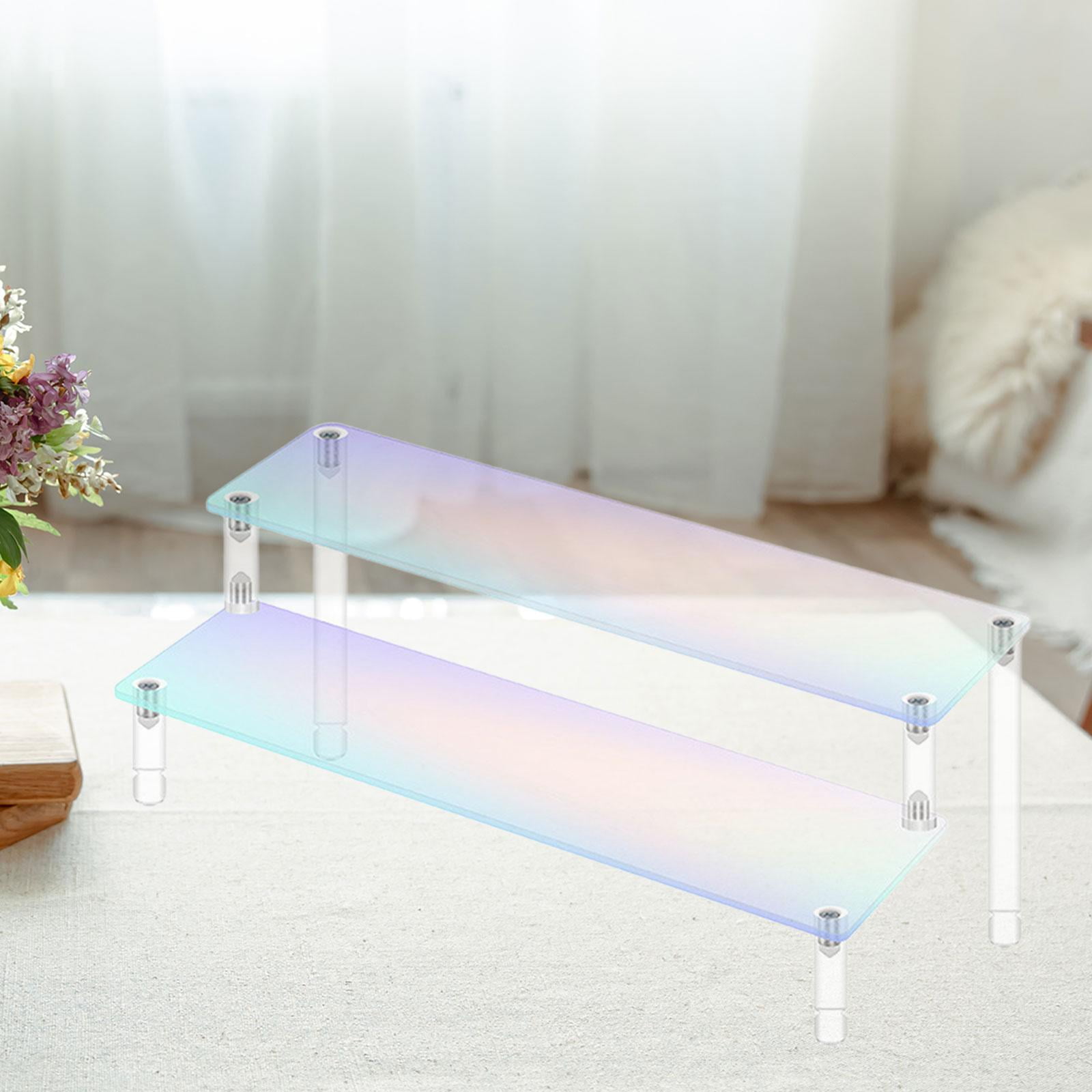 Segolike Acrylic Display Riser,Acrylic Display Riser Rectangle Rainbow ...