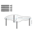 thumbnail image 1 of Acrylic Display Riser Storage Jewelry Display Riser Shelf Transparent for Hand, 1 of 6