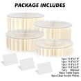 thumbnail image 1 of Foldable Food Display stands racks nd Cake Stand Buffet Risers ,Food Cake Stands for Party Buffet Risers and Desert Stands for Show Catering Desserts, Food, Jewelry (6 Pcs), 1 of 12