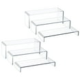 thumbnail image 1 of Acrylic Display Risers,6 Pcs 9" Large Acrylic Risers,Thickened 5mm Clear Rectangular Risers for Cupcake Stand,Acrylic Risers Display Stands for Collectibles Display, Food Risers, Perfume Display, 1 of 8