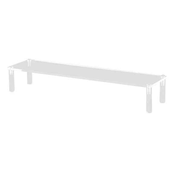 Acrylic Display Risers, Acrylic Stands for Display, 1 Tier Cupcake Stand Shelf for Decoration and Organizer, 1Pc 2''x3''x12''