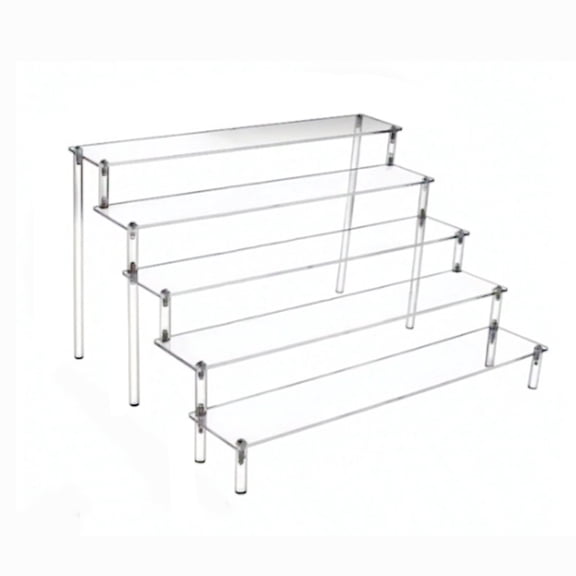 Acrylic Display Risers, Clear Organizer Stand, Cupcake Stand Holder, Large Dessert Display for Party, Display Shelf for Figure and Collection, Riser Stand for Decoration and Organizer