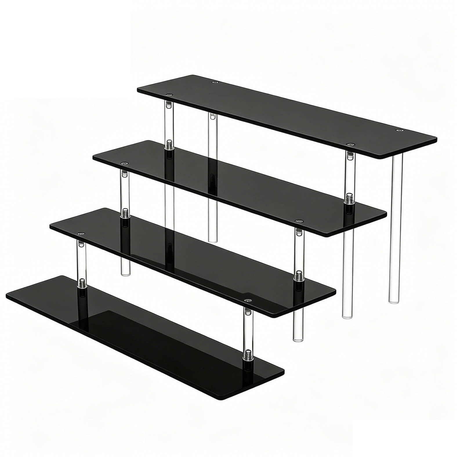 Small Figure Display Rack Acrylic Display Shelf For Collectible Figures And Blind DIY Assembly ...