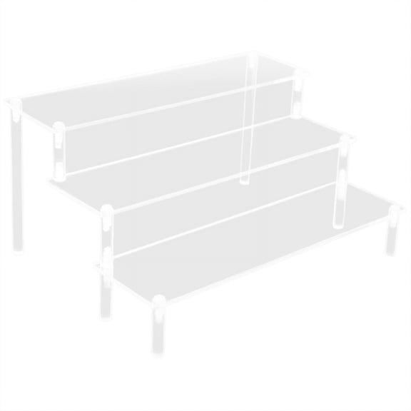 Acrylic Display Stand 3 Layers Clear Acrylic Display Stands for Display Cupcakes Desserts Collectibles,1 x Acrylic Display Stand,Transparent