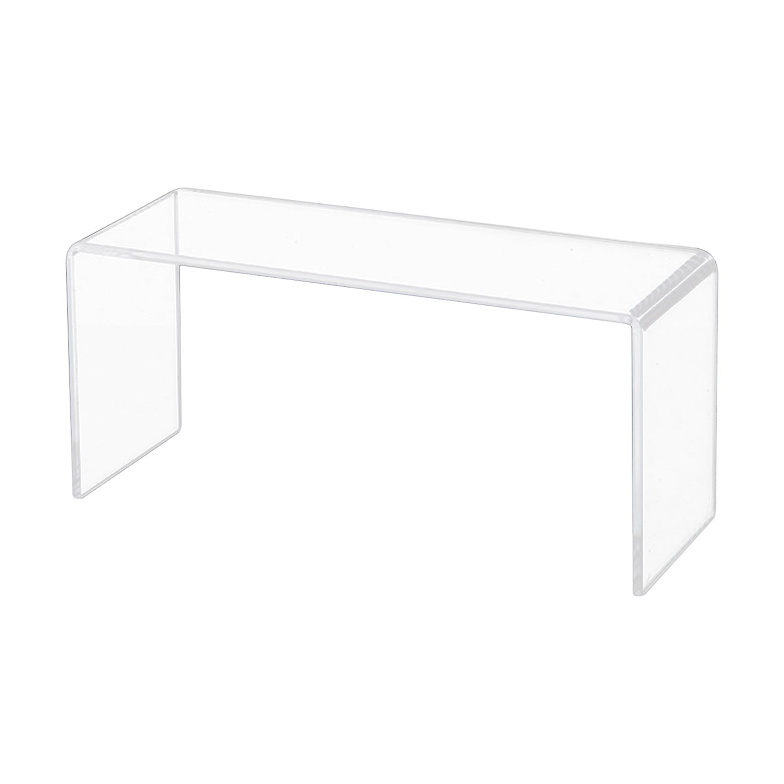 Acrylic Display Stand 3-Tier Shelf, Clear Glass Look Multi-Layer ...