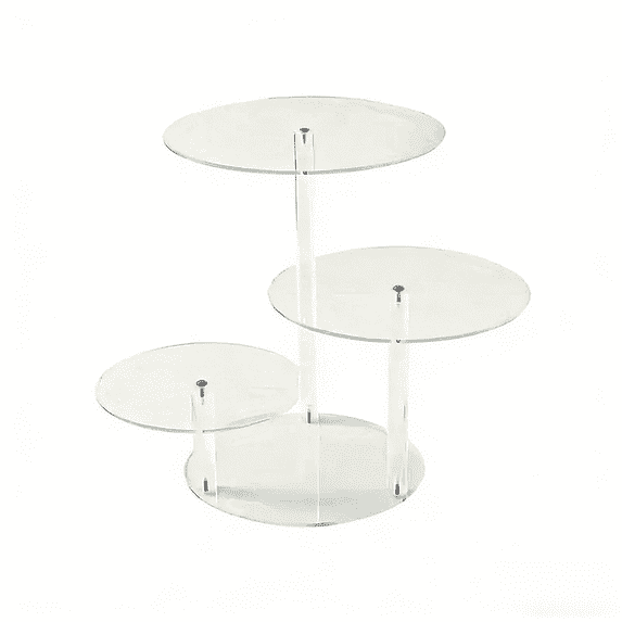 Acrylic Display Stand for LEGO Botanical Collection Sets, Multi-Tier Showcase Figurine Display Shelf Riser for Collectibles and Room Decor, Perfume Riser Holder, Tabletop Plant Stand
