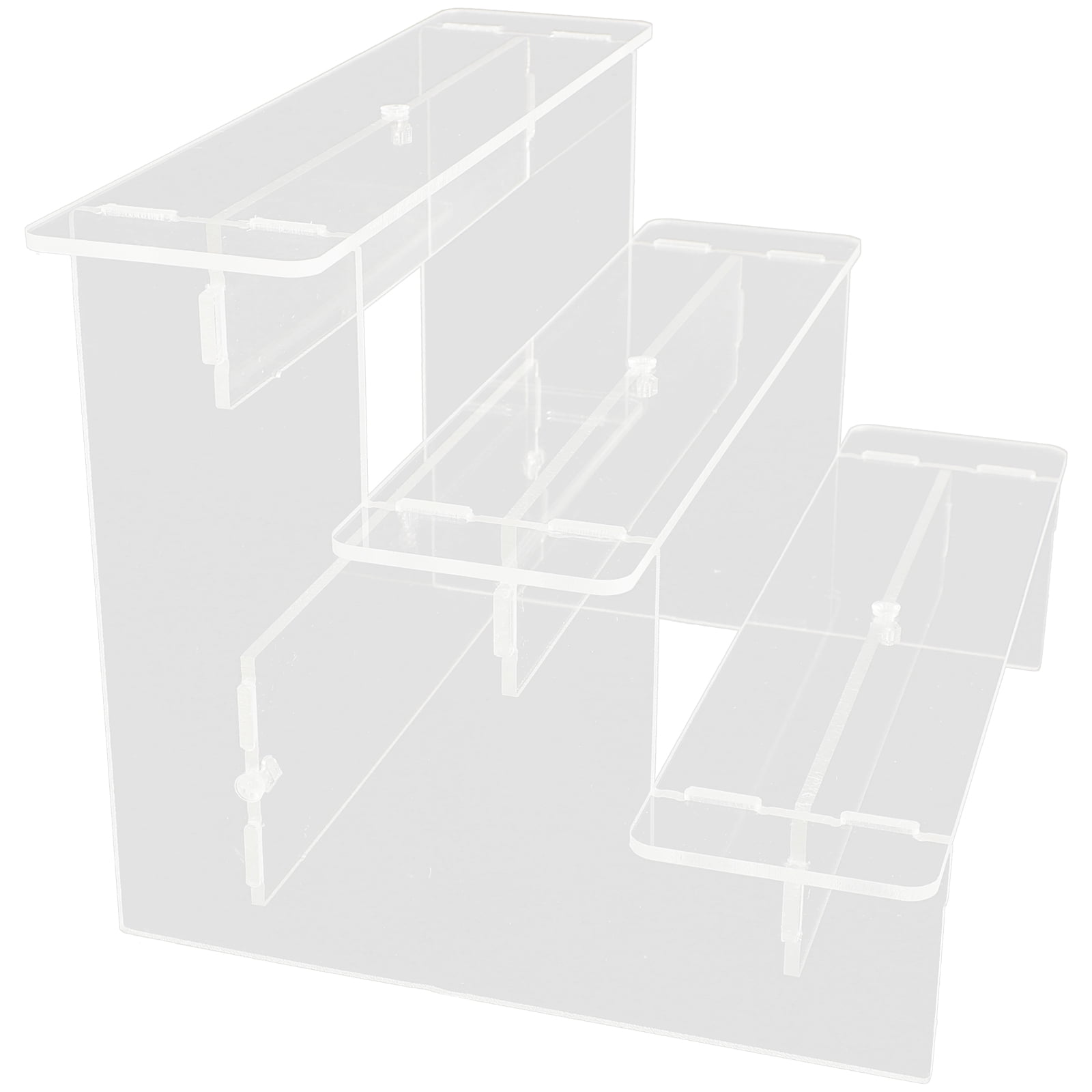 Acrylic Display Stand Shelves Storage Perfume Doll Toy Rack Food Stands