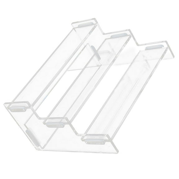 Acrylic Display Stand Snug Clear Vanity Organizer Storage Shelf Shelves Perfume for Dresser Holder Food Cake