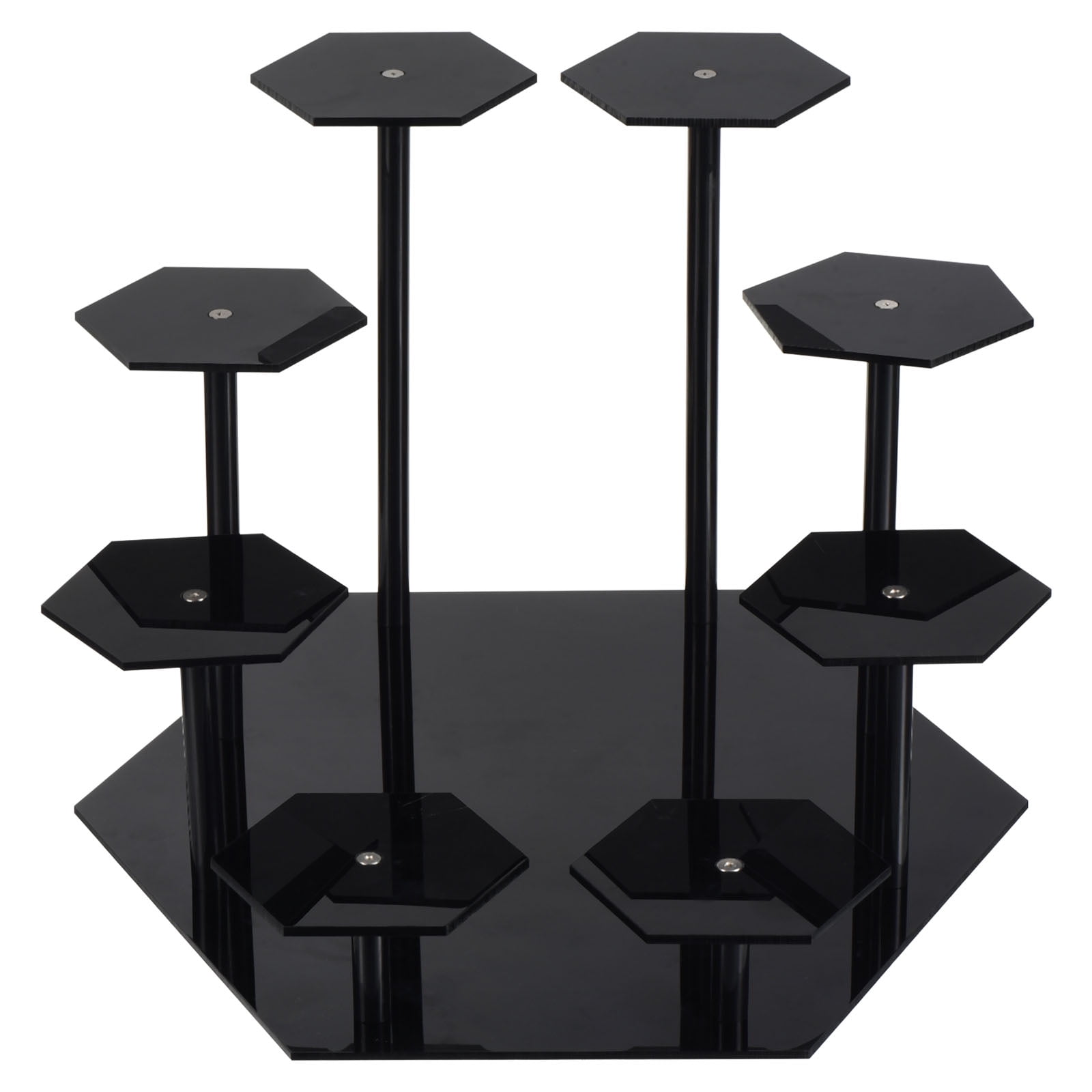 Acrylic Display Stand for Figures, 8 Tier Acrylic Display Riser