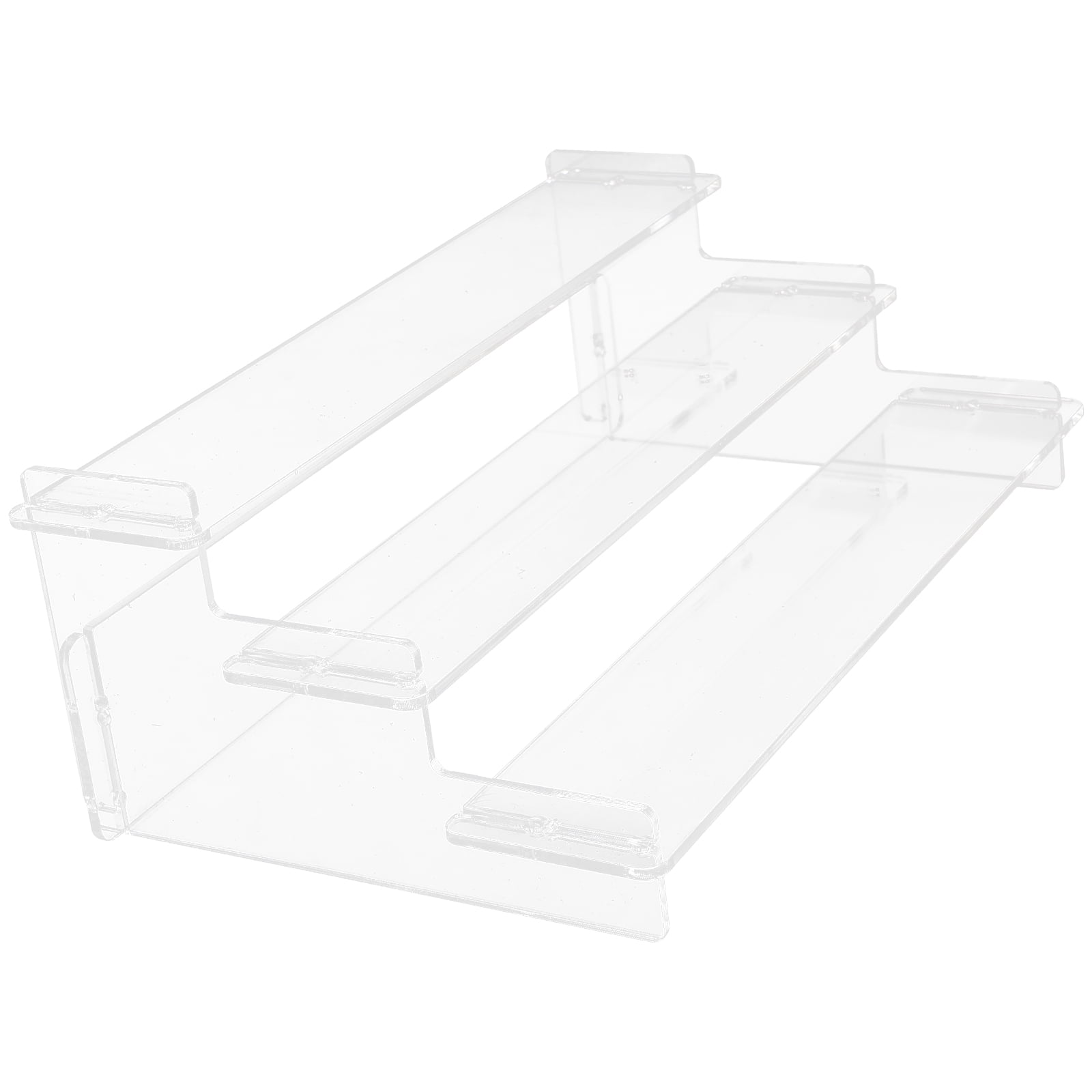 Acrylic Displaying Rack Desktop Figurine Ornament Stand Stairtype