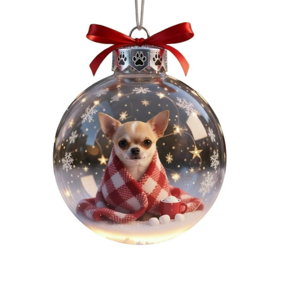 Acrylic Dog Figure Decoration, Cute Flat Animal Sculpture for Desk and Shelf Display, Pet Themed Ornament for Home and Office Decor(D)