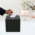 thumbnail image 1 of Acrylic Donation Box, Suggestion Box with Lock, Money Storage Container Black, 1 of 15